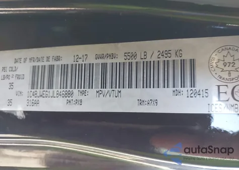 2018 Jeep Wrangler Jk Unlimited Sahara из США, поврежденный, VIN 1C4BJWEG1JL846880